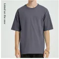 2023 Brand New Men Oversize T shirts 260 gsm Heavy Pure Cotton High Street Mens T-shirt Casual Drop-Shoulder Man T-Shirt Hip Hop Dislikelike. 