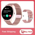 Bluetooth Call Smart Watch for Ladies Custom Dials Whatsapp Notification 1.39-inch Full Touch Round Screen Fitness Tracker. 