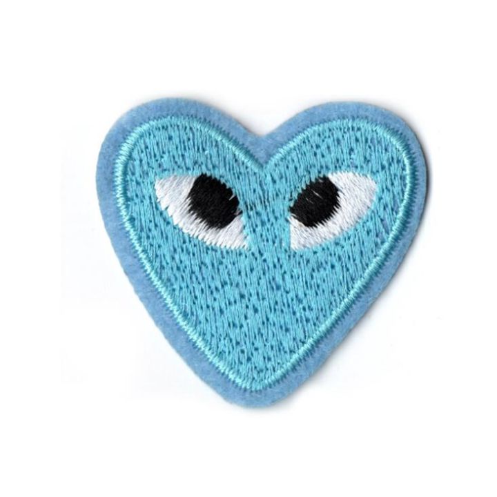 Electric%20Embroidery%20Embroidery%20Patch%20Applique%20Fashion%20Brand%20Logo%20Armband%20CDG%20Play%20Rei%20Kawakubo%20Eye%20Heart%20Shape%20-%20Image%208