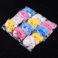 XS4Y thickened 100pcs disposable shower cap portable hotel bath waterproof baking oil dye hair dustproof fume. 