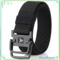 【Atoztide Store】STM double ring nylon elastic stretch durable canvas wild belt 120CM. 