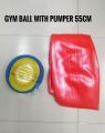 Gym Ball Yoga ball 55cm with pumper free. 