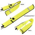 1M Scuba Diving Inflatable SMB Surface Signal Marker Buoy Visibility Float Signal Tube Sausage,Yellow. 