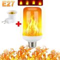 B22 E27 LED Flame Light Bulbs 4 Modes Party LED Flame Effect Light Simulation Fire Lights Bulb KTV Festival Garden Decor light.