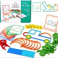 Wooden Creative Sticks And Rings Puzzle Intelligence Game Montessori Early Childhood Educational Toys For Children 3 Year Old. 