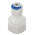 2 Piece Premier Quality Water Filtration System 1/2 "to x 3/8" Thread Push Fit Elbow.