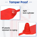 1000 Pcs Plastic Tamper Seals Tags Security Tags Seals Safety Numbered Zip Ties Labels. 