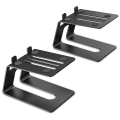 Desktop Speaker Stands, 1 Pair, Studio Monitor Riser with Vibration Dampening Pad and 5° Tilt Design Improve. 