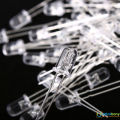 50Pcs- Transparent WHITE 5mm Water Clear LED White 5mm Ultra Bright Transparent Round 5mm LED Light Emitting Diode Water Clear White Light Bulbs.