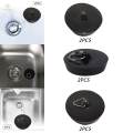 2x Kitchen Sink Stopper, Universal Garbage Disposal Plug Diameter 4.56cm-4.2cm, Bath Plug Sink Plug for Laundry Hotel, Tub Bathroom. 