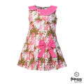 Multi Colour Flower Print Cotton Frock For Baby Girls, SF-570. 