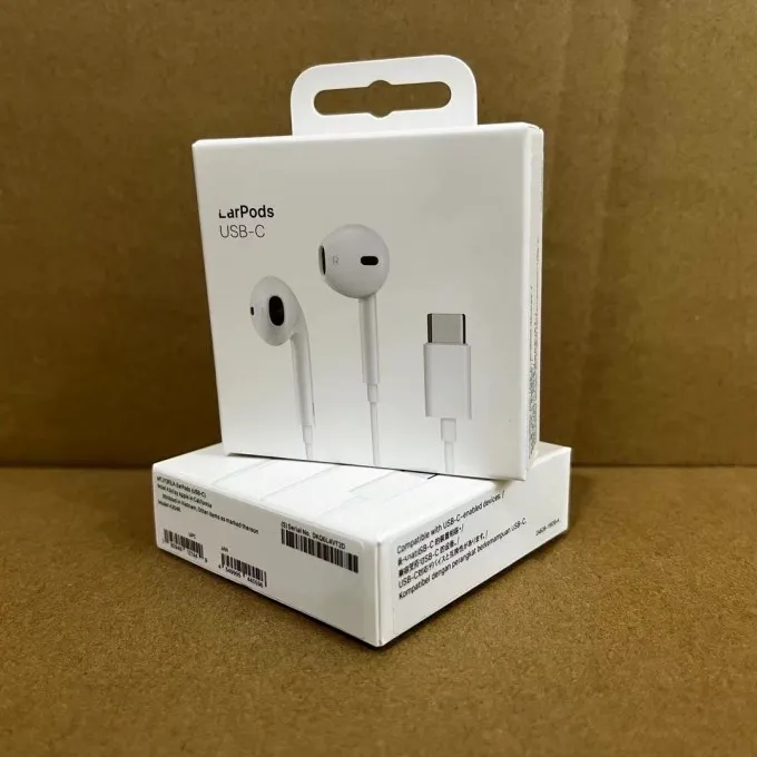 For iPhone 15 Pro Max USB-C Earpods Wired Type C