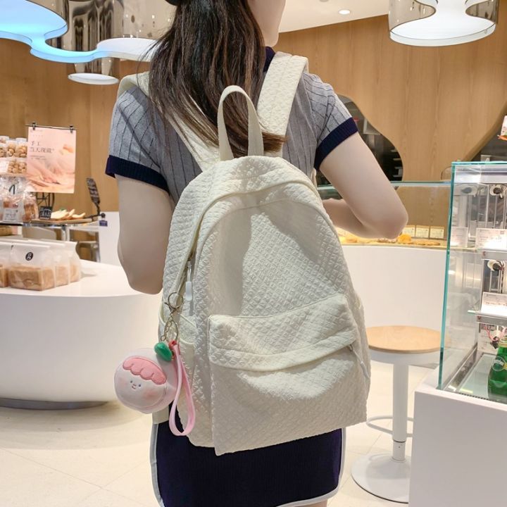 2023%20summer%20new%20simple%20large-capacity%20student%20school%20bag%20outdoor%20travel%20tide%20Korean%20version%20of%20small%20fresh%20women's%20backpack%20-%20Image%204