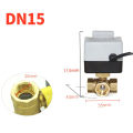 Brass Motorized Ball Valve 3-Wire Two Control Electric Actuator 220V 3Ways /2Way@#Hudduo. 