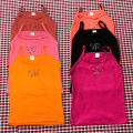 6 Pieces Multi Color girls Singlet / Tank Top and tees by any color. 
