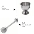 Egg Cracker Topper Set – Soft Hard Boiled Eggs Separator Tool. 