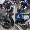 Carbon Fiber Motorcycle Mudguard CNC AluminumAlloy Widened Extension Splash Pad / Tyre Guard / Hugger For Universal. 
