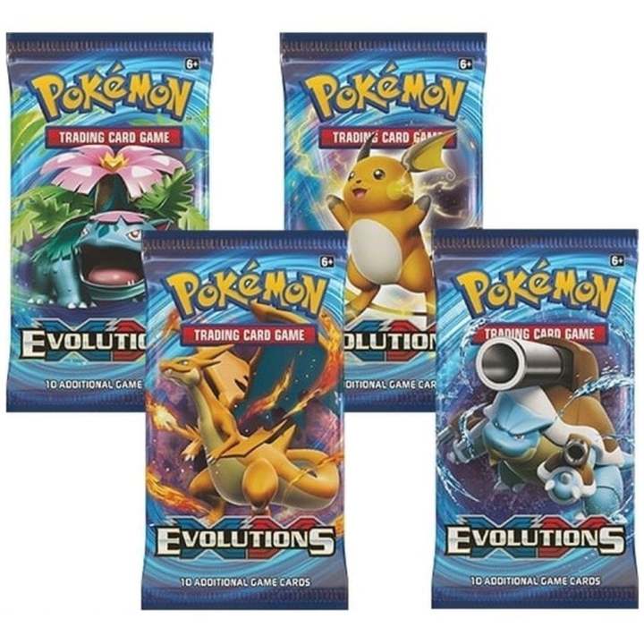 Evolution Pokemon Booster Card Pack for Adult