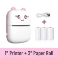 Thermal Mini Printer Label Sticker Printer Notes Printer Mobile Thermal Photo Printer Rechargeable Bluetooth Pocket Printer, Nadra-C9-Blue-Mini-3-Roll. 