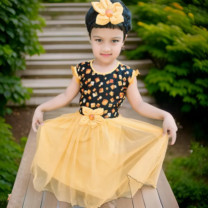 Baby%20Girls%20Fashionable%20Beautiful%20homemade%20party%20Dress%20,frock%20For%200-12%20Years%20Babies%20-%20Image%205