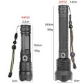 90000 high lumens led rechargeable tactical laser flashlight outdoor lighting waterpoof climbing camping cob zoomable light. 