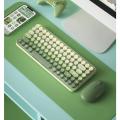 Wireless Keyboard and Mouse External Laptop Office Typing Bluetooth Keyboard and Mouse Set 84 Key Artificial Physical Keyboard.
