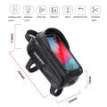 Bicycle Bag Front Tube Touch Screen Frame Waterproof Phone Case Bike Accessory ANLAN. 