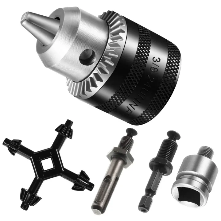 Drill%20Chucks%20Set%201.5-10mm%20Drill%20Chuck%20Adapter%20Tool%20Quick%20Change%20Adapter%20Electric%20Hammer%20Accessories%20-%20Image%202