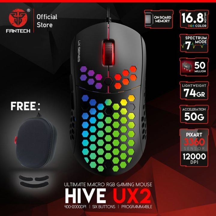 Fantech%20Hive%20UX2%206%20Buttons%207%20Mode%20USB%20RGB%20Gaming%20Mouse%20Black%20-%20Image%202