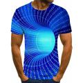 OFOKEDA 3D Printed Fun Graphic Super 3D Graphic T-Shirt. 