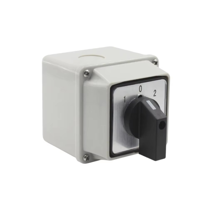 Universal Rotary Switch Waterproof Changeover Waterproof Installation with Installation Box