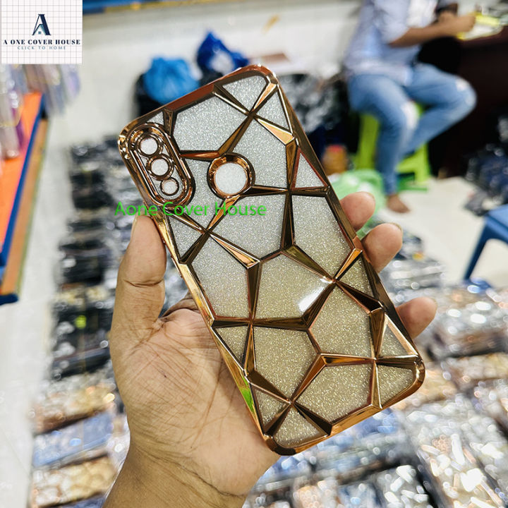 Xiaomi Redmi Note 7 Luxury Diamond High Quality Fixed Glitter Phone Case Back Cover