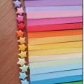 【Tech-savvy】 Origami Lucky Star Paper Strips Folding Paper Ribbons Colors. 