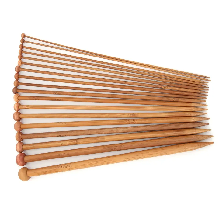36%20Pcs%20Knitting%20Needles%20DIY%20Carbonized%20Bamboo%20Single%20Point%20Wool%20Netting%20Needle%20-%20Image%205