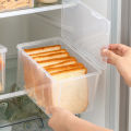 Bread Container Storage Box Dispenser Transparent With Cover Case Toast Cake Containers Airtight Box Bread Storage Box Home Tool Conbo. 