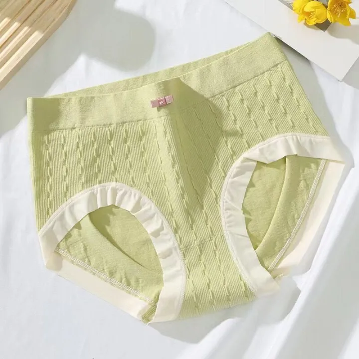 Women's%20Mid-waist%20Underwear%20Panty%20No%20Trace%20Antibacterial%20-%20Image%204