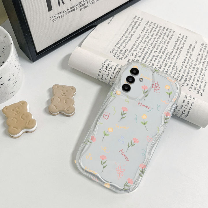 VRQR%20Soft%20Wavy%20Edge%20Phone%20Case%20For%20Samsung%20Galaxy%20A14%20Back%20Cover%20Full%20Screen%20Beautiful%20Flowers%20Pattern%20Cover%20Samsung%20Galaxy%20A13%20A15%20M14%20A05%20A05S%20-%20Image%205