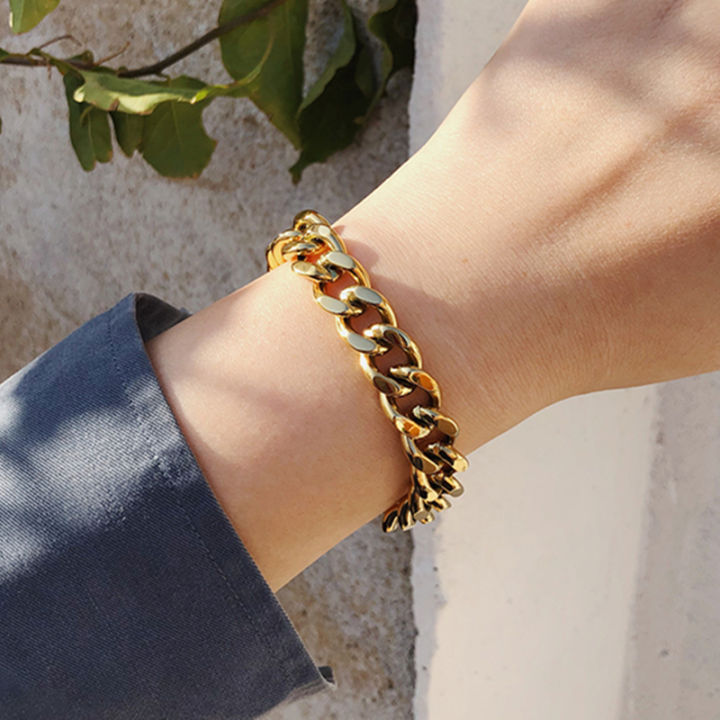 MICCI%20Wholesale%20Custom%20Wide%20Thick%20Belt%20Chain%20Bracelet%20Women%2018K%20Gold%20Plated%20Stainless%20Steel%20Inspired%20Woven%20Mesh%20Bracelet%20-%20Image%205