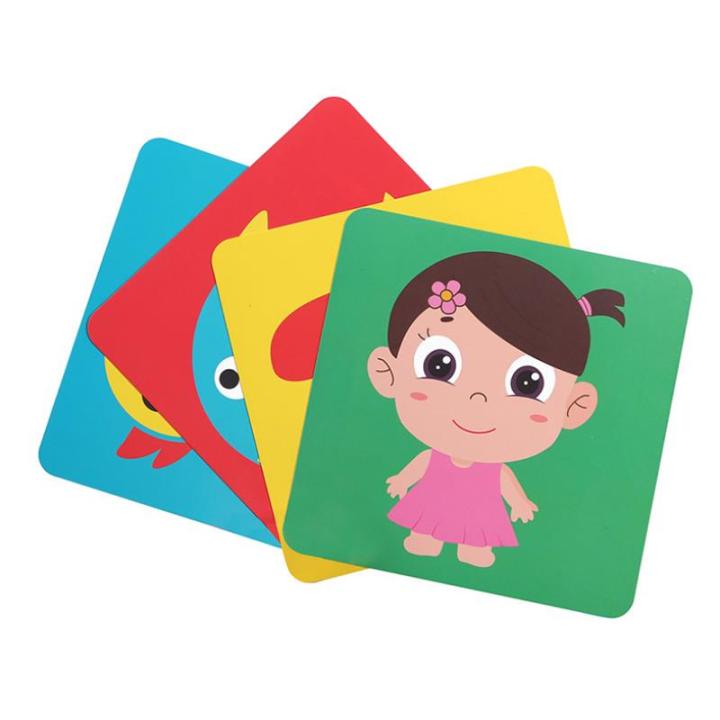 Montessori Baby Visual Stimulation Card Toys Black White Flash Cards High Contrast Visual Stimulation Learning