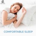 【Popular】 Waterproof Pillow Protector with Zipper Bed Bug Proof Pillowcase Protects Against Dust Mite Stains Allergens Pillow Cover 1pc 50*80cm.