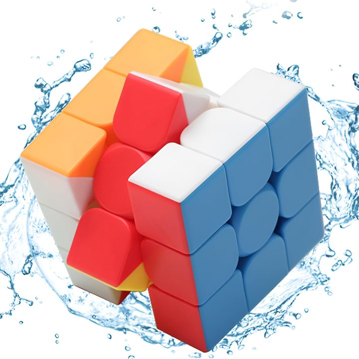 Rubix Cube Sticker Less Magic Rubik's Cube 3X3X3 Sticker Less Super Fast | Daraz.com.bd