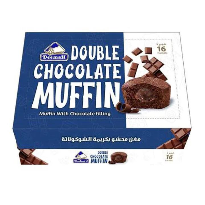 Deemah Double Chocolate Muffin,21g 16 Pcs