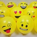 Emoji balloon 10 pecs happy birthday. 