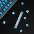 132 Keys Transparent Keycaps For Gaming Mechanical Keyboard OEM Profile ABS Clear Keycap RGB backlit Game Keyboard Key caps DIY. 