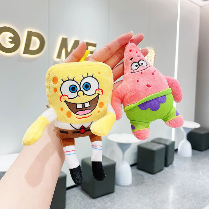 TikTok Stizai plush pendant SpongeBob SquarePants doll doll wholesale internet celebrity doll keychain plush toy