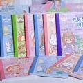 Kawaii Cute Sticky Scrapbooking Journal Decorative Sticker Book (24Sheet).