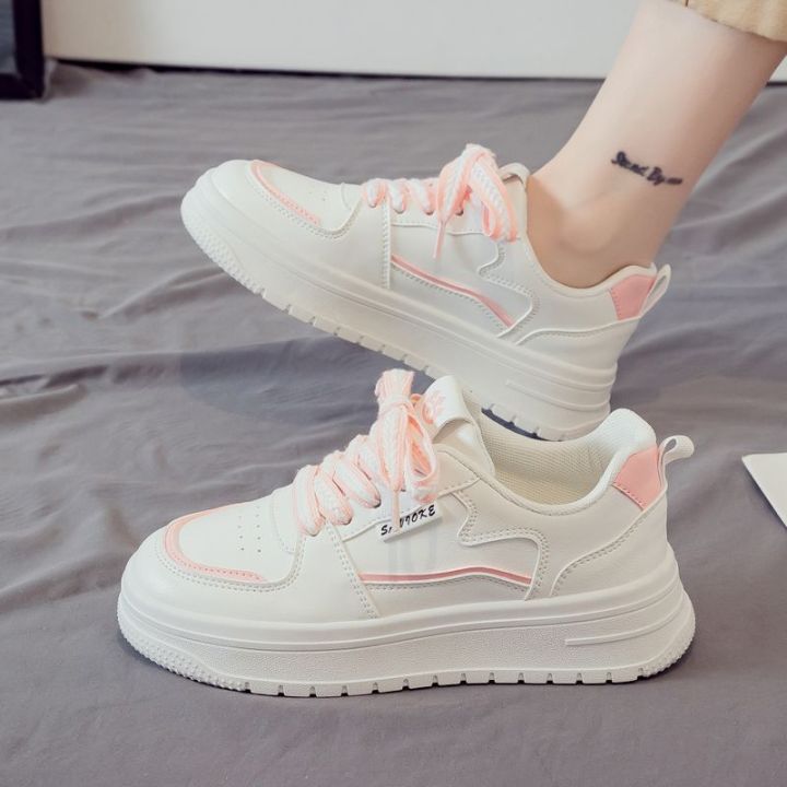 Daraz White Casual Tennis Shoes Womens 2024 Spring New All