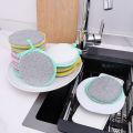 5 pice pan pot dish wash sponge sponge cleaning equipment high-elastic sponge brush double-sided dishwashing sponing sponge WIP kitchen cleaning. 