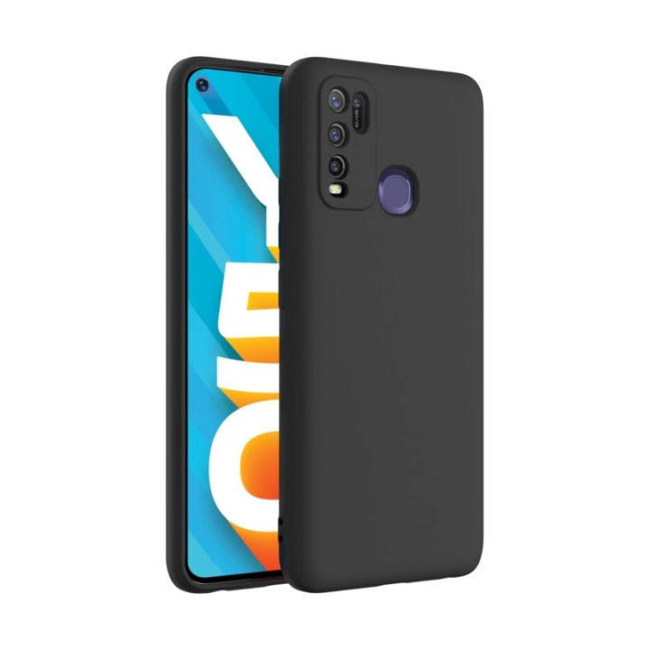 Vivo Y50 / Vivo Y30 Phone Case Ultra Slim Shockproof Matte Luxury Rubber Skin Liquid Silicone Case For Vivo Y 50 Back Cover