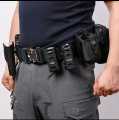 Fashionable High Quality Men Black Nylon Belt Outdoor Automatic Buckle Canvas Belts.